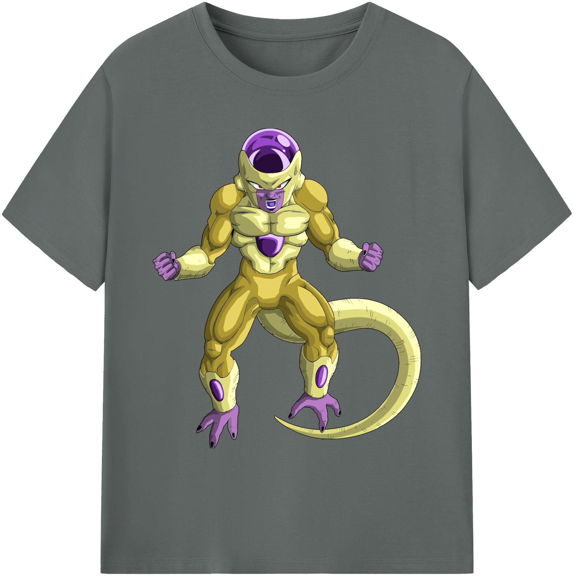 （画像用） ドラゴンボール フリーザ DRAGON BALL Frieza 綿100％ メンズ半袖Tシャツ｜肌触りやわらか＆通気性